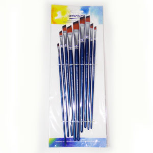 Worison Artist 9pcs Angle Paintbrush Set