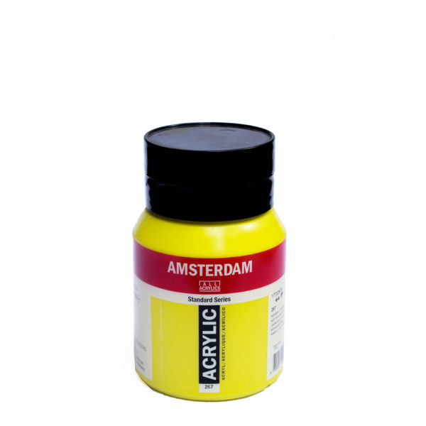 500ml Amsterdam Acrylic Paint - Azo Yellow Medium