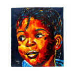 35x39" The African Child Painting