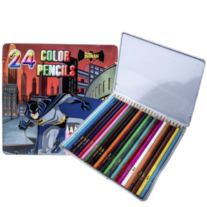 24pcs Batman Theme Color Pencil Set