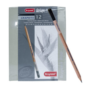 12pcs Bruynzeel Design Graphite Pencils Set