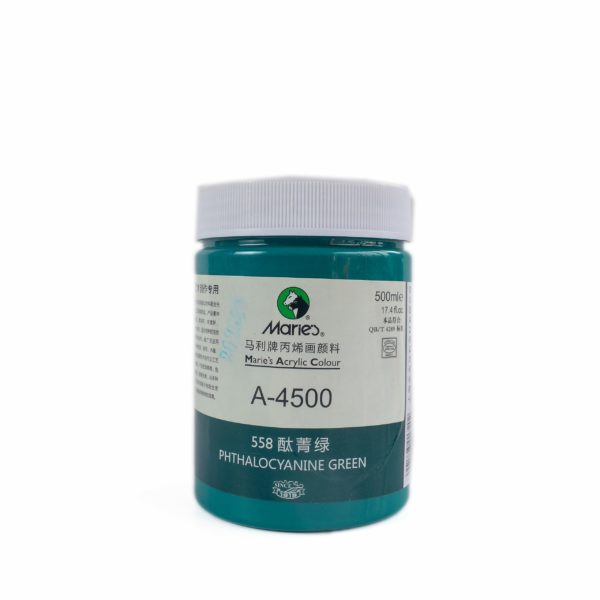 500ml Marie’s Acrylic-Phthalocyanine Green