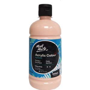 Mont Marte Acrylic Color- Yellow Pink 500ml