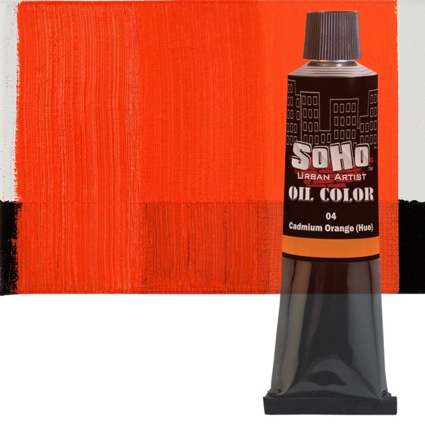 Soho 170ml Urban Artist Oil Color- Cadmium Orange Hue