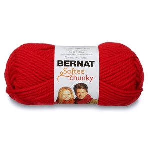 Bernat Softee Berry Red Yarn